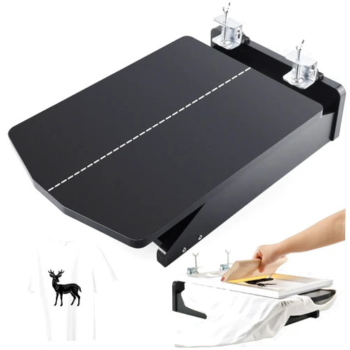 Caydo Screen Printer, 1 Color 1 Station Silk Screen Printing Press, Unique Hinge Design Wood Screen Printing Table for T-Shirt DIY Printing and Screen Printing Beginners(Screen Frame Not Included)