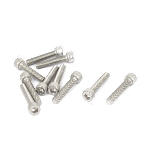 uxcell M6x30mm 304 Stainless Steel Hex Key Bolt Socket Head Cap Screws 1mm Thread Pitch 10pcs