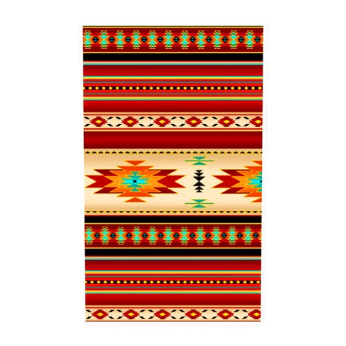 Elizabeth's Studio Tucson Metallic Blanket Stripe Terracotta, Fabric by the Yard