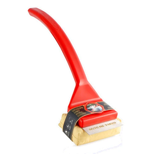 Grill Rescue Bristle-Free Steam Cleaning Grill Brush - Safe for All Grill Types, Heat-Resistant Head, Perfect for Stainless Steel, Porcelain, Cast Iron Grates (Scraper Brush)