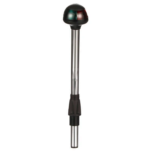 Attwood 5091-10-7 Bi-Color Stowaway 1-Mile Sidelights, 10-Inch Angled Pole, 225-Degree Visibility for Boats Up to 39.4 Feet
