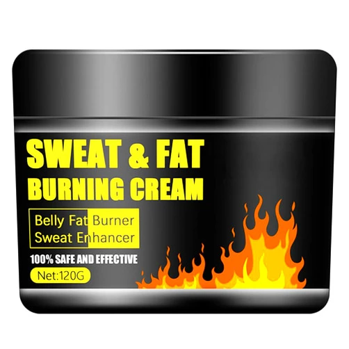 KlsyChry Hot Cream Belly Fat Burner, Natural Weight Loss Cream Workout Sweat Enhancer Fat Burning Cream for Women and Men, Cellulite Treatment for Thighs Legs Abdomen Arms and Buttocks, 120g