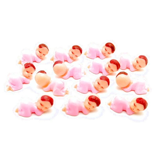 Tayarana Mini Plastic Babies for Party Favor Decor Party Decorations Baby Shower Party Game Ice Cube Game (1