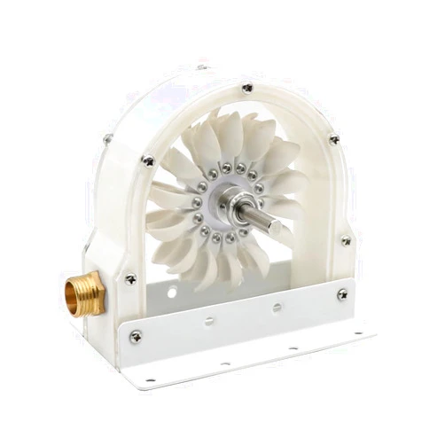 MATYASIGO 1PCS High Efficiency Pelton Water Turbine Impact Water Wheel Bucket Wheel Multi-Purpose DIY Hydroelectric Generator