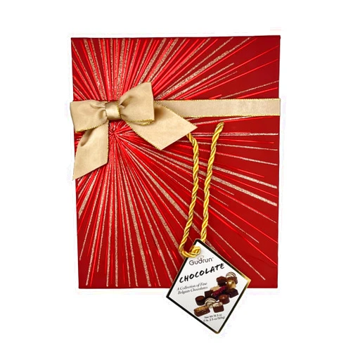 Generic Gudrun Belgian Chocolate Box Bag Assorted Chocolates Box + Bag. 520 grams