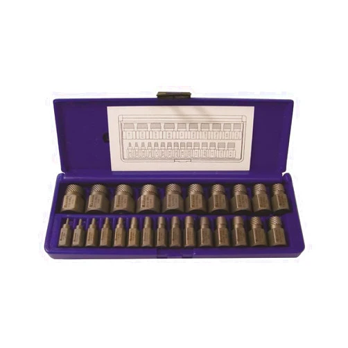 IRWIN Screw Extractor Set, Hex Head, Multi-Spline, 25-Piece (53227)