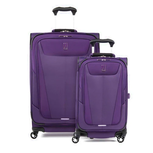 Travelpro International Inc. Travelpro Maxlite 5-Softside Expandable Spinner Wheel Luggage, Imperial Purple, 2-Piece Set (21/25)