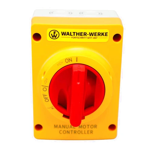 Walther Electric KEM325UL Y/R Enclosed Mountable Motor Disconnect Switch 3 Pole 25A 600V IP66 NEMA 4X Water Resistant