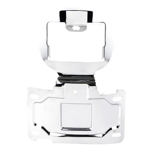 YDLMT Chrome Motorcycle License Plate Relocation Bracket Tag Holder Mount for Harley CVO Electra Road Glide FLHTKSE FLHTCU FLHTCUL FLHTKL 2014-2023