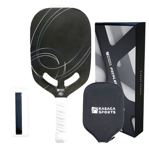 KASACA Premium Pickleball Paddle T700 Carbon Fiber, 16mm Thickness, Air Open Throat, Enhanced Spin & Control, Edgeless Design, Durable & USAPA Approved