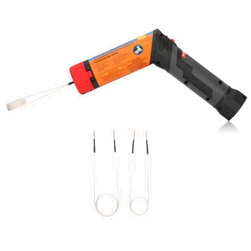 Harsire New Magnetic Induction Heater Kit,Induction Heater Bolt Removal,1100W 110V Hand Held Induction Bolt Removal Tool For Rusty Screw Removing with 3 Coils,Foldable body