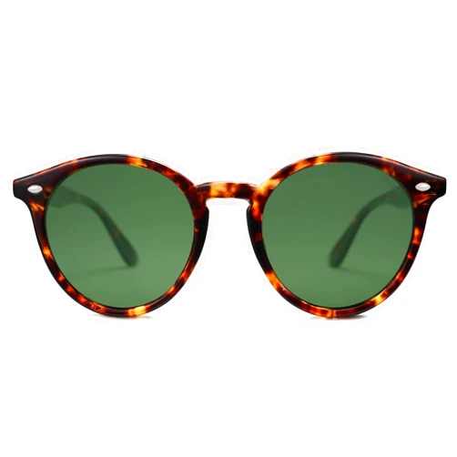 SOJOS Retro Round Polarized Sunglasses for Women Men Classic Vintage Sunnies SJ2069