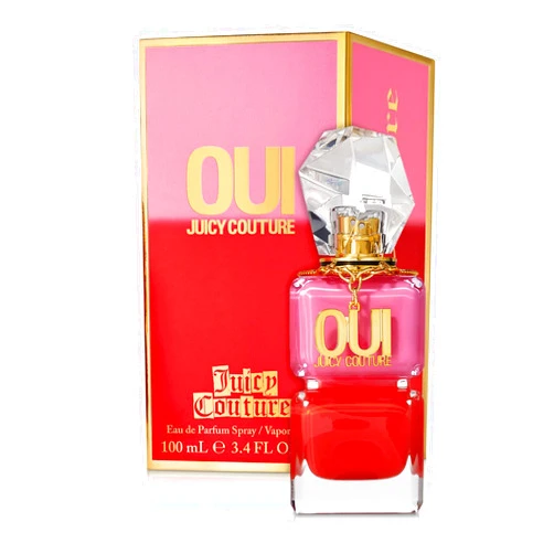 Juicy Couture Oui Eau De Parfum, Women's Perfume with Notes of Watermelon, Jasmine & Techno Woods - Fruity & Floral, EDP Spray