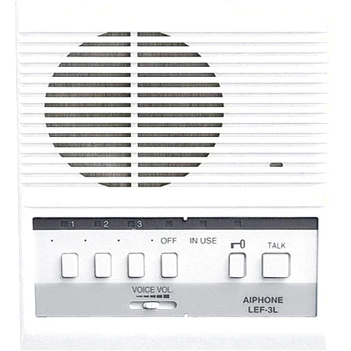 Aiphone LEM-3L Open Voice Selective Call Master Intercom with Door-Release Button, Accepts Up to Three Connecting Door, Sub-Master, or Master Intercoms
