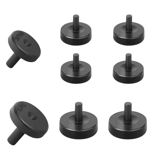 smseace 6Pcs 3/16 Inch+1/4 Inch Double Flare Adapter for 3/16Inch,1/4Inch Brake Lines 4pcs 3/16InchDouble Flare die,2pcs 1/4Inch Flare Tool Adapter Brake Flaring Tools Adapter