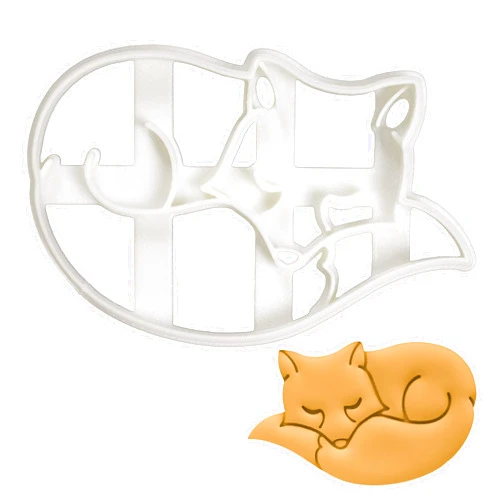 Bakerlogy Fox Sleeping cookie cutter, 1 piece - Bakerlogy