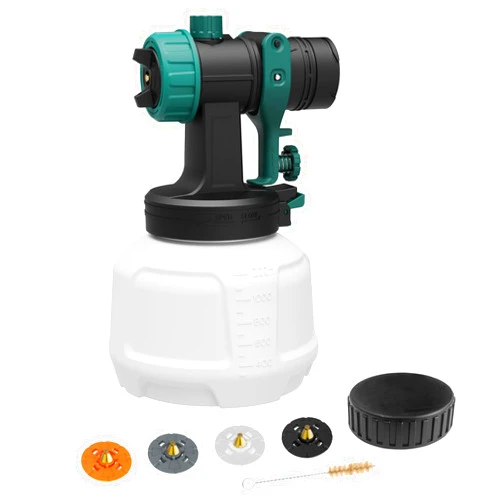 WIBENTL Paint Sprayer Accessories for WG20A, Includes Precursor, 1200ml Container, 4 Copper Nozzles, Container Cap, Cleaning Brush