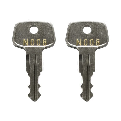 VIDABTE N008 Series Frame Key,Roof Rack Replacement Key,Replacement Keys for Thule Ski, Roof,Cargo Box, Carrier Racks and Crossbars [Code N008]