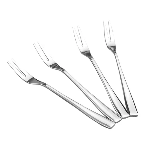 Hommp 16-Piece Stainless Steel Two Prong Forks, Bistro Cocktail Forks, Small Fruit Fork