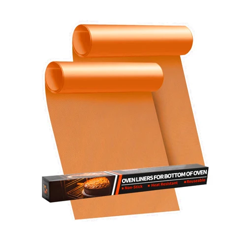 Buself Oven Liners for Bottom of Oven - 2 Pack Large Heavy Duty Oven Mats, 17