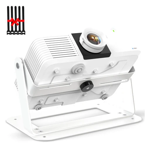 DAWASAPAT Desktop Projector Mount - Projector Ceiling Mount with 360°Adjustable - Universal Stand 1/4 Screw for LED LCD Video Projectors Camera with Cable Ties