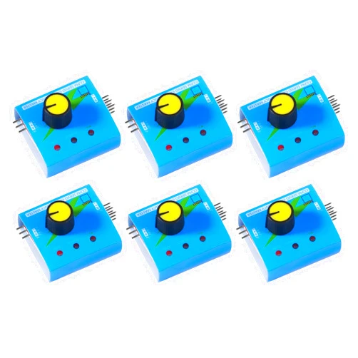 Diitao 6pcs RC Servo Tester 3CH Digital Multi ECS CCPM Consistency Speed Controller Checker Adjustment Steering Gear CCPM Master Checker Tester for RC Plane Boats Cars