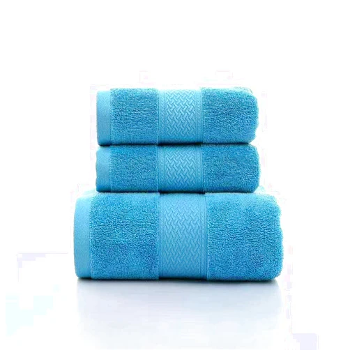 Generic 1 Piece Towel for Bathroom, 33 * 74CM， Blue