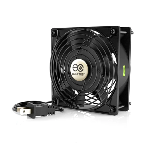 AC Infinity AXIAL 1238, Muffin Fan, 120V AC 120mm x 38mm High Speed, UL-Certified for DIY Cooling Ventilation Exhaust Projects