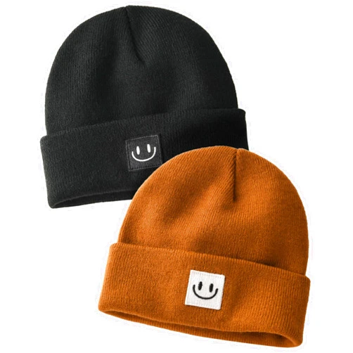 FURTALK Baby Beanie Cute Toddler Winter Hat Knit Boys Girls Warm 2 Pack Kids Embroidered Beanies Cap for 0-8 Years
