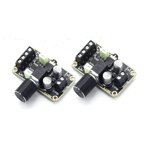 DEVMO 2 PCS Audio Amplifier Board,5W+5W Mini Amplifier Board PAM8406 DC 5V Digital Stereo Power Amp 2.0 Dual Channel Class D Amplify Module for Speaker Sound System DIY