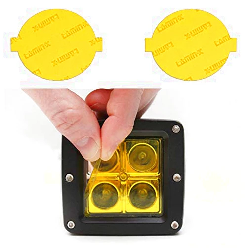 Lamin-x Custom Fit Yellow Fog Light Covers for Subaru Outback (05-07)
