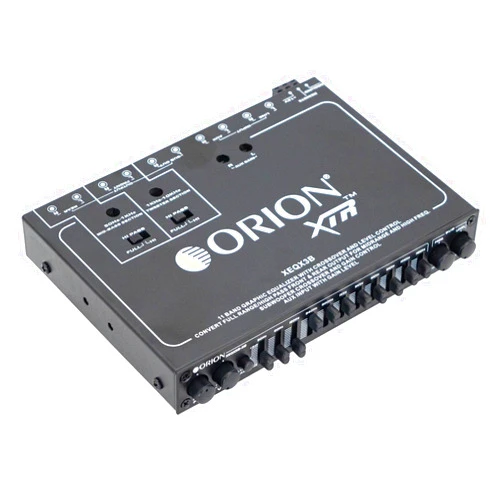 Orion XEQX3B 11-Band Parametric Equalizer – High Voltage Line Driver, Powerful High Outputs, Subwoofer Control, Front/Rear Fader, AUX/LINE Input Selector, RCA Connections for Precision Sound Tuning