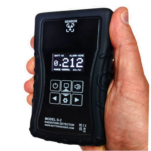 Better Geiger High Range Geiger Counter Model Better Geiger S-2 Nuclear Radiation Detector and Dosimeter for X-ray/Gamma Monitoring (Detector only)