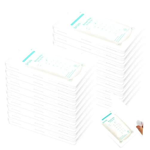 Sibosen 18 Pcs Clear Flat Breast Milk Freezer Storage Organizer Space Saving Breastmilk Storage Breastmilk Freezer Tray Breastfeeding Bag Organization, 7.48 x 5.11 x 0.67 in