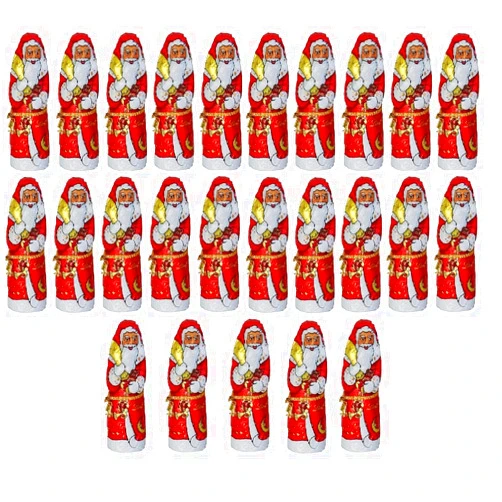 Tundras Lindt.sMilk Chocolate, Milk Chocolate Candy Figures, Approx 25 Mini S Individually Foil Wrapped Hollow Chocolates Great for Party Decoration and Gifting