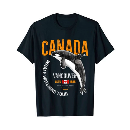 Kanada Canada Day Orcawal Geschenk Canada Toronto Montreal Vancouver Canada Flags T-Shirt