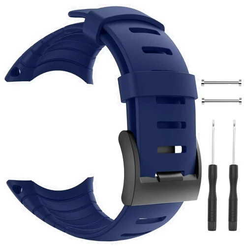 Patrohoo Suunto Core Strap, Rubber Replacement Watch Band for Suunto Core SS014993000.