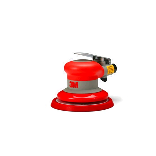 3M Random Orbital Sander – Pneumatic Palm Sander – 5” x 3/16” Diam. Orbit – Stikit Disc Pad – For Wood, Composites, Metal – Original Series, 20317