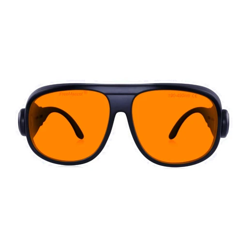 FreeMascot OD 6+ 190nm-490nm Wavelength UV light/Violet & Blue Laser Safety Glasses
