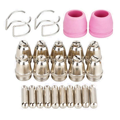 HEROCUT Plasma Cutter Consumables Pilot Arc, 24 pcs Cutting Torch Nozzles Tips Kit For SG-55 AG-60 AG-60P WSD-60 (24 PCS)