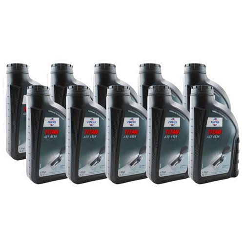 Newparts Fuchs 10 Liter TITAN ATF 4134 Red Automatic Transmission Fluid (10 x 1L)