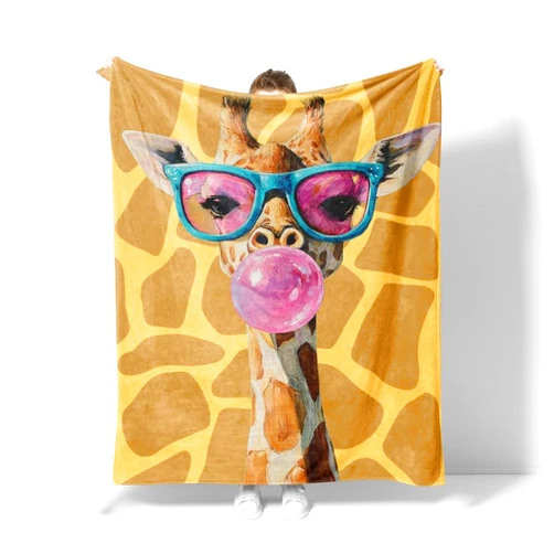 WHOYOULOVE Giraffe Soft Blanket Gifts for Giraffes Lovers,Girls, Women, Men Adults and Kids,The Warm Cozy Fuzzy Throw Blankets for Sofa Bed Couch Chair Living Room 30