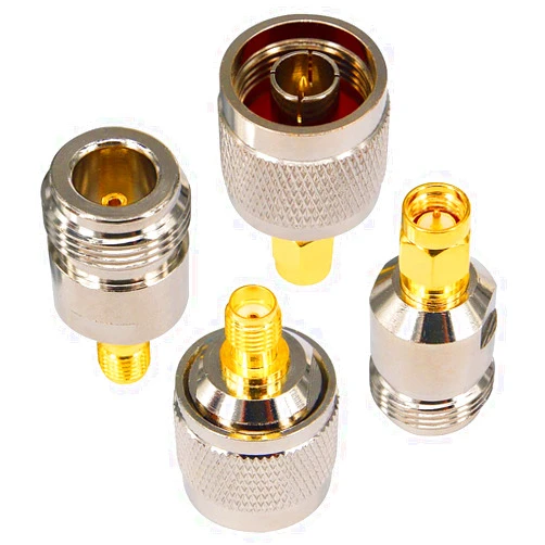 onelinkmore SMA to N Adapter Kit 4 Type RF Connectors N Male/Female to SMA Female/Male Wi-Fi Adapter SDR Connectors …