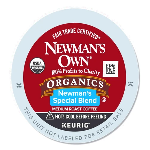 Newman's Own Organics Keurig Single-Serve K-Cup Pods Special Blend Medium Roast Coffee, Fair Trade Certified, 24 Count