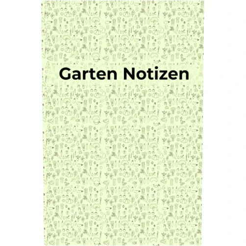 Flora Design Garten Notizen (German Edition)