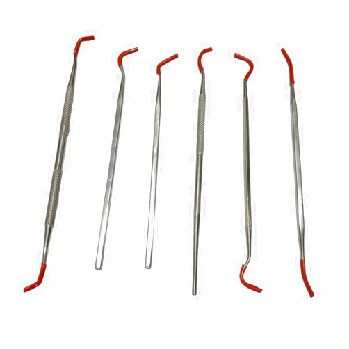 RELIBBA Wax Carvers Set -6 Piece Stainless Steel Modeling Tools (R-426) | Clay, Pottery, Sculpting & Carving Tools | Terracotta Crafting Kit