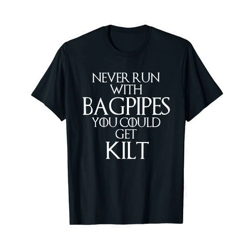 Funny Scottish Tees! Funny Scottish Bagpipe Kilt Scotland Pride T-Shirt