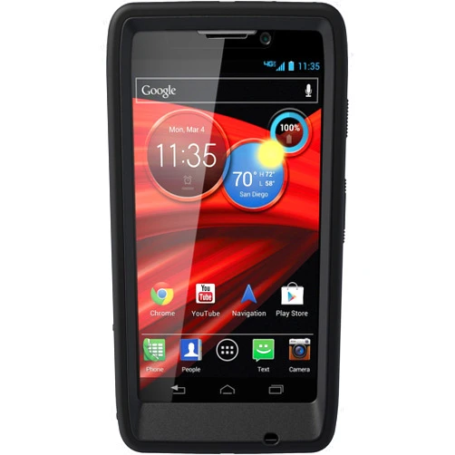 OtterBox Defender Series Case for Motorola RAZR MAXX HD - Retail Packaging - Black - Will Only Fit the RAZR MAXX HD / Not the RAZR MAXX