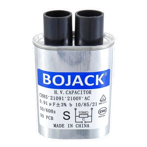 BOJACK 2100V 0.91 uf Microwave Capacitor CH85 Connect Pin 3/16