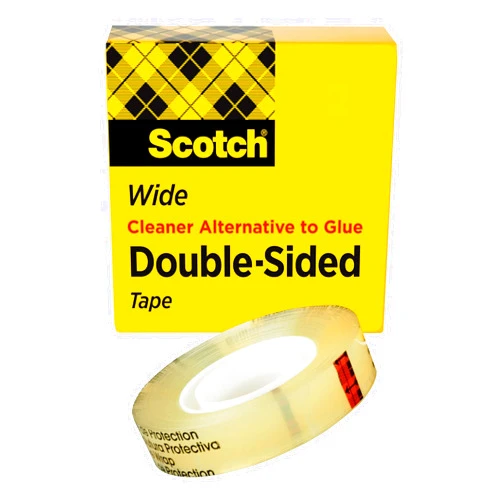 Scotch Double Sided Tape, 1 in. x 1296 in., 1 Roll